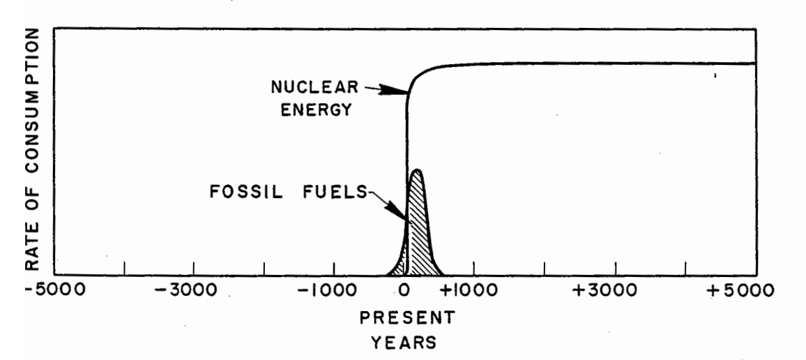 Potential Production of Fossil Fuels and Nuclear Power